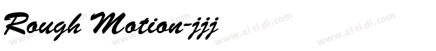 Rough Motion字体转换